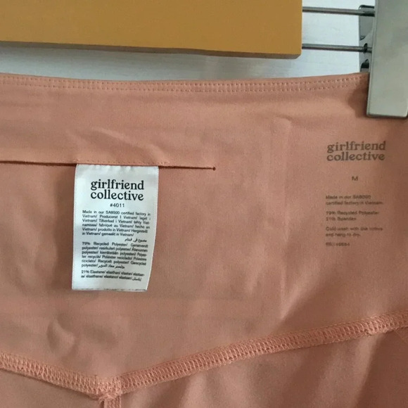 Girlfriend Collective High-Rise Bike  Short SZ M - Picture 4 of 5